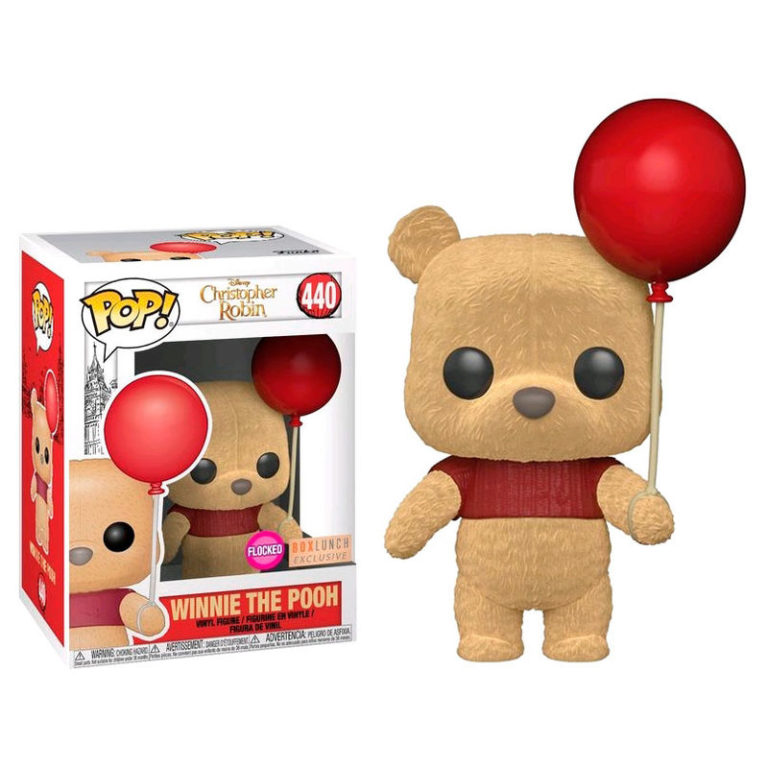 Funko Pop Winnie The Pooh Con Globo Rojo Flocked Funko Tienda